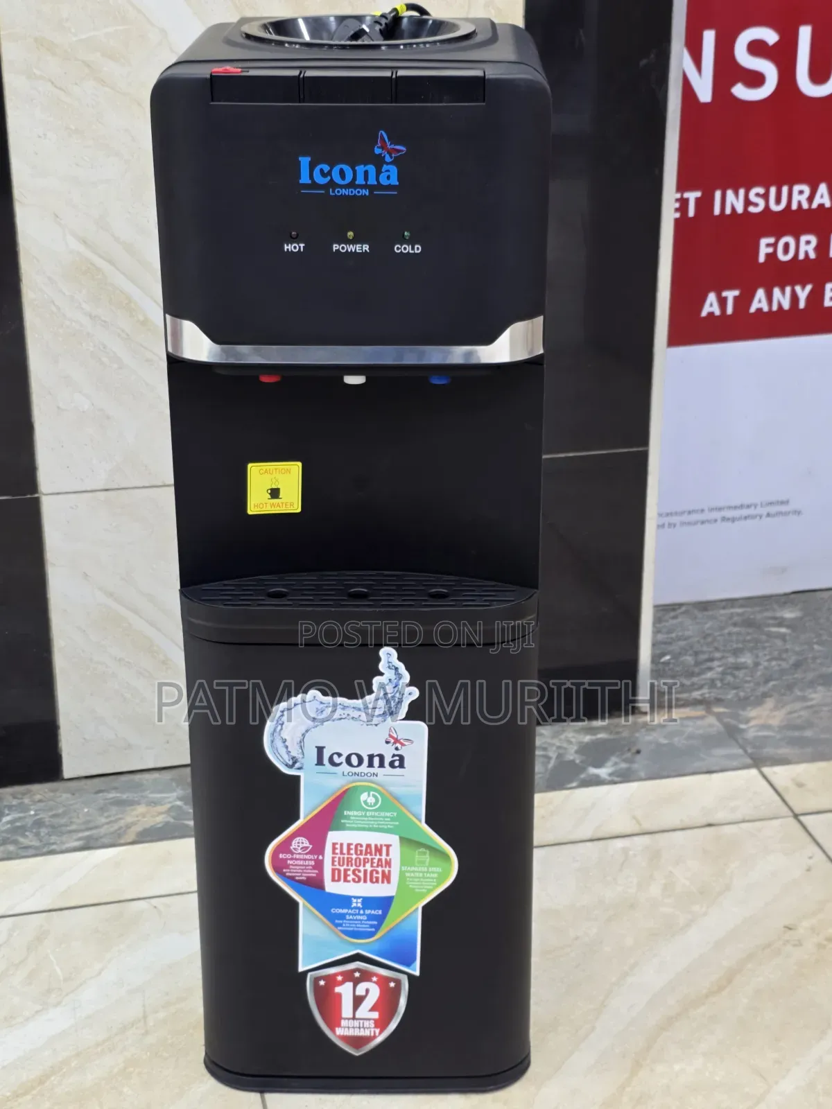 Icona Water Dispenser Hot Normal and Cold