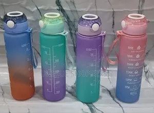 *Bpa Free 1l Motivation Water Bottle