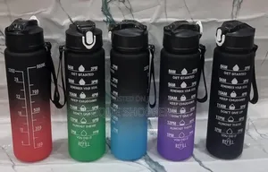 *Bpa Free 1l Motivation Water Bottle