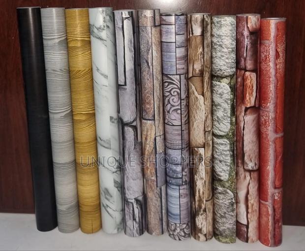 Classic PVC Self-Adhesive 10m Wall Paper - thumbnail 2