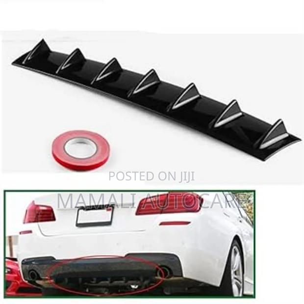 Car Rear Bumper Diffuser 7 Fin Design