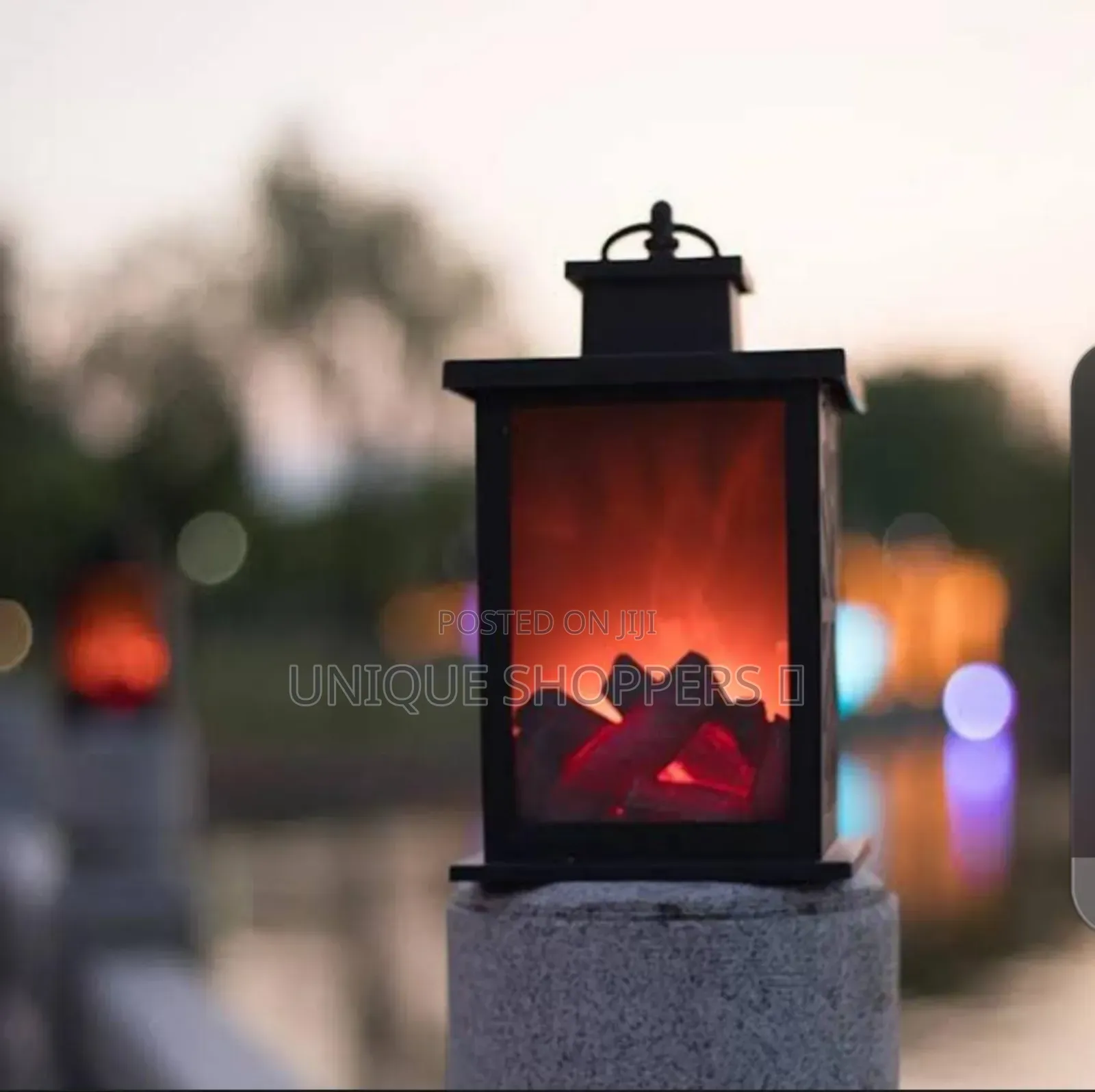 *Th-797 Portable Fire Place (Display Only) Lantern