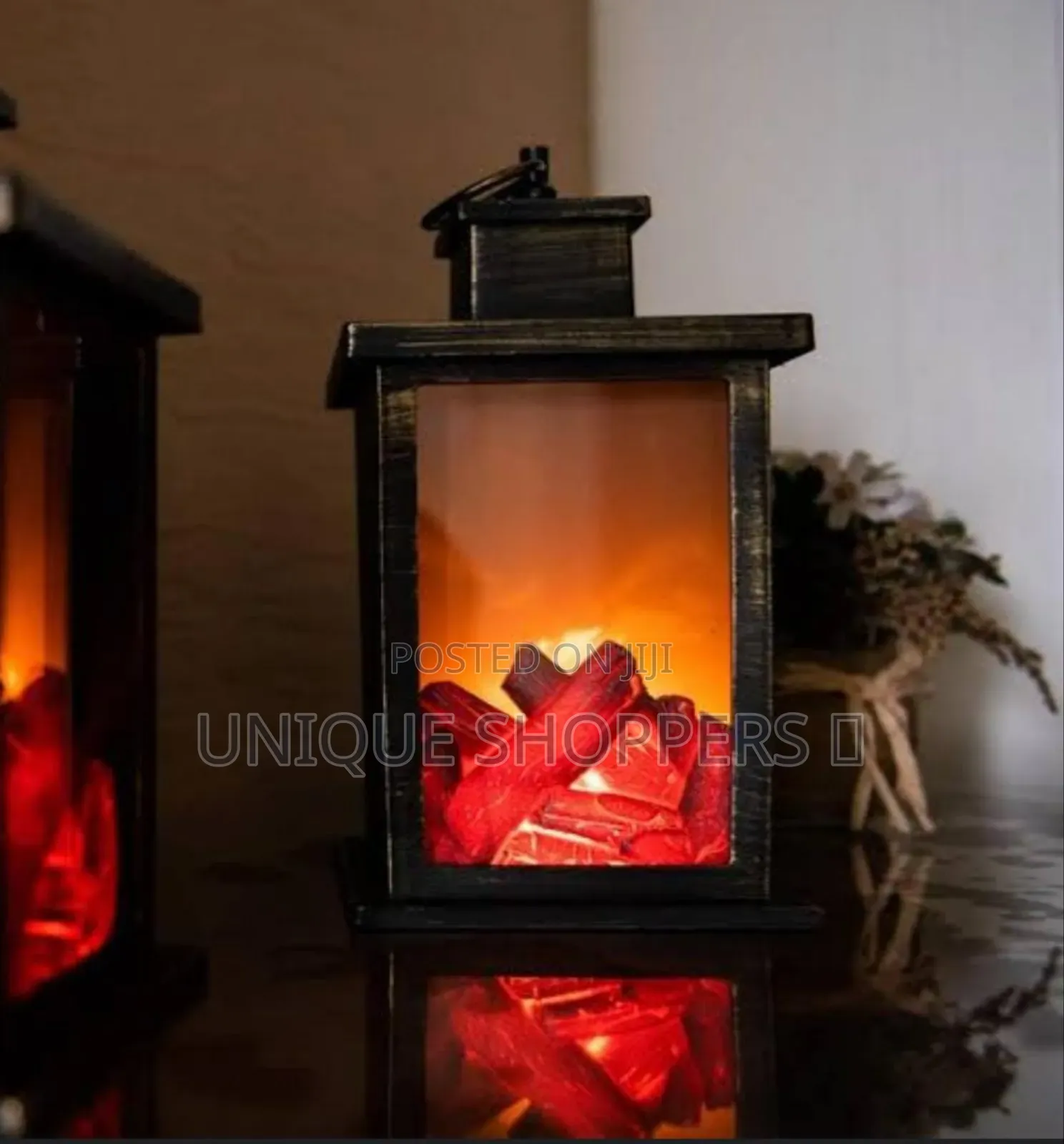 *Th-797 Portable Fire Place (Display Only) Lantern