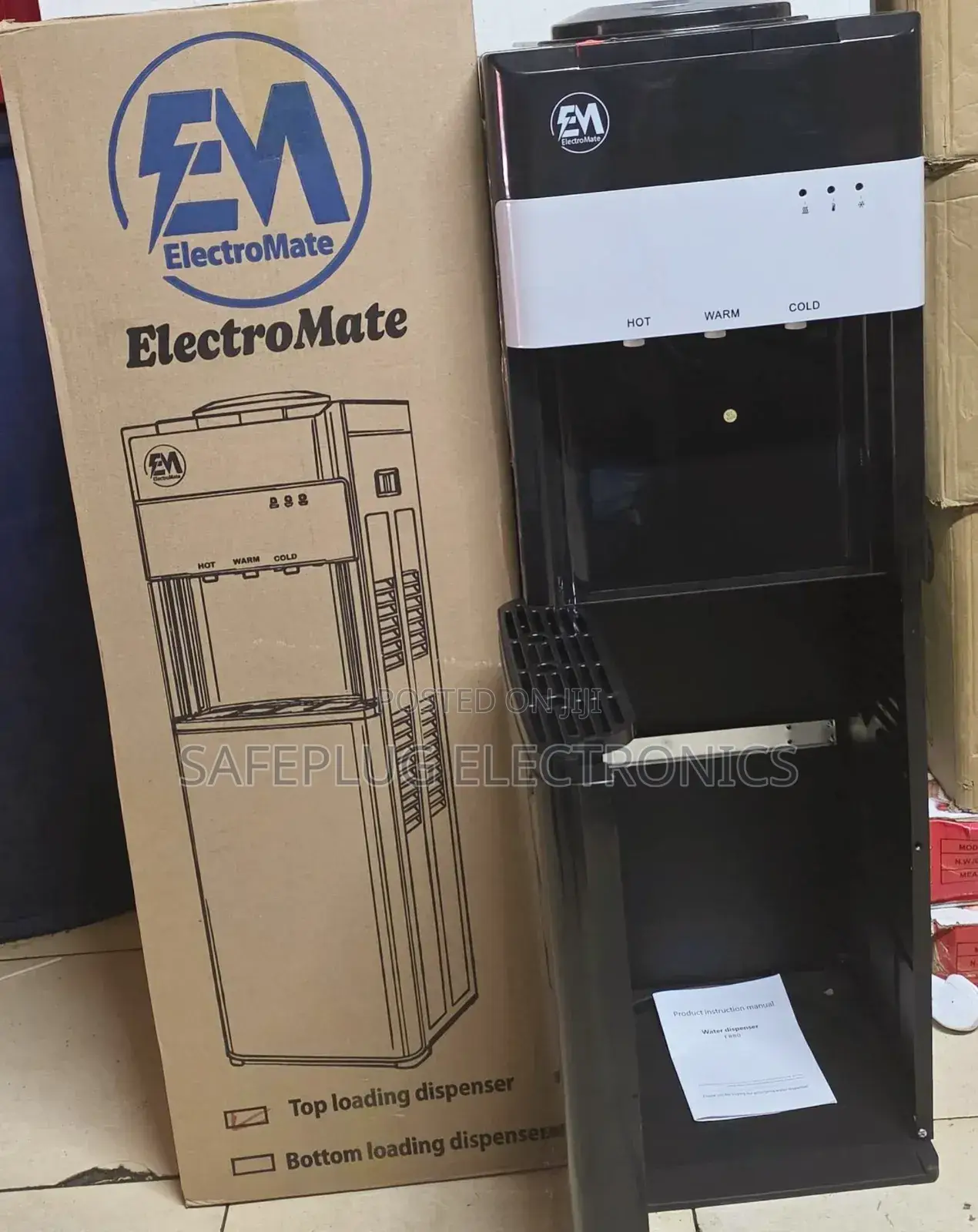 Stay Refreshed All Day, Electromate Top Load 3-Tap Water Dispenser