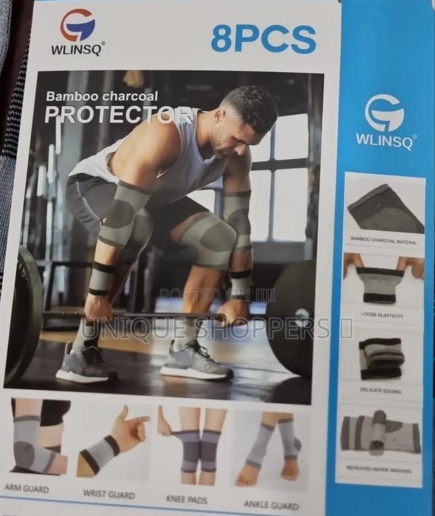Fitness 8pc Gym Protective Gear - main view