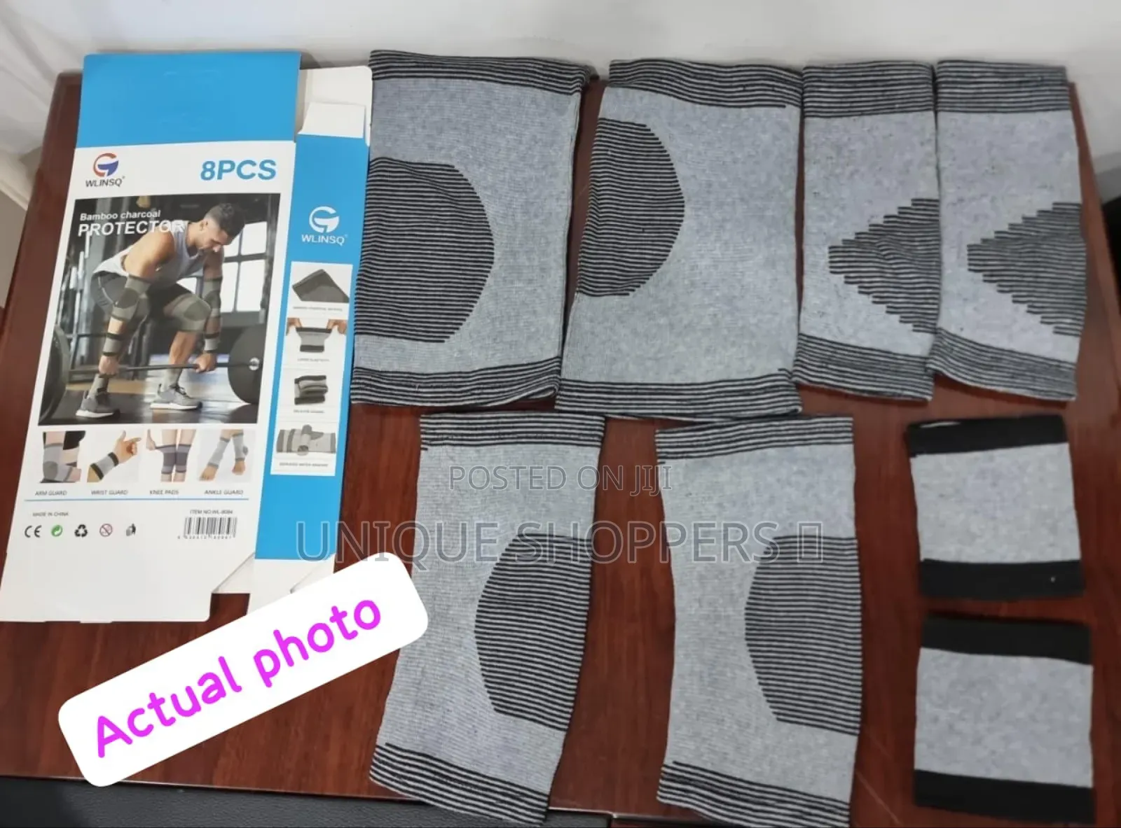 Fitness 8pc Gym Protective Gear