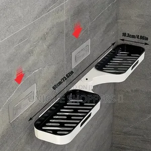 Rotating Any Angle Punch Free Corner Shelf Bathroom Organizer