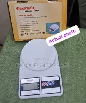 Digital Kitchen Weighing Scale +2 Batteries