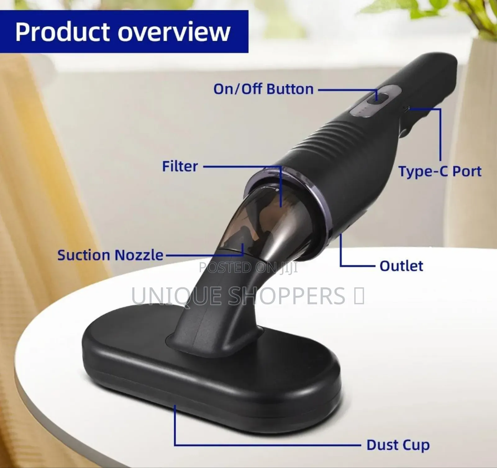 Car Vacuum Cleaner Dust and Mite Remov