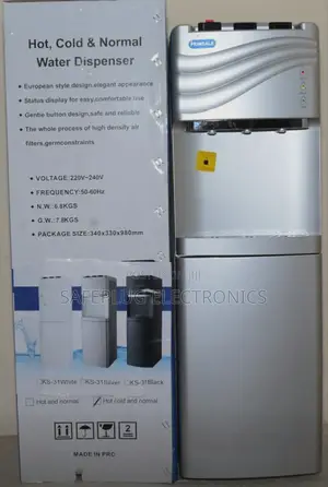 Primdale Water Dispenser – Hot, Normal Cold (3 Taps) – Modern Design