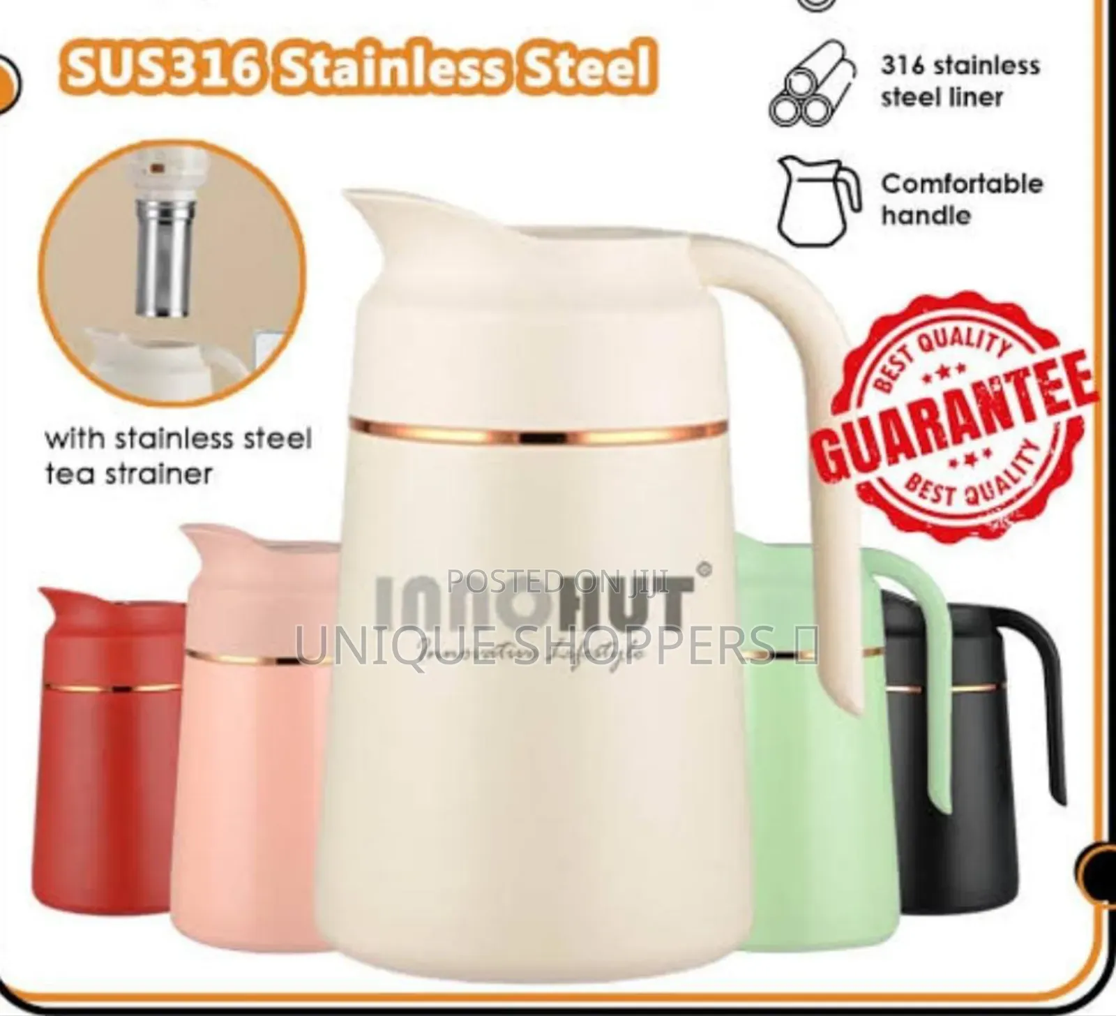 Stainless Steel Inner Layer Unbreakable Thermos With