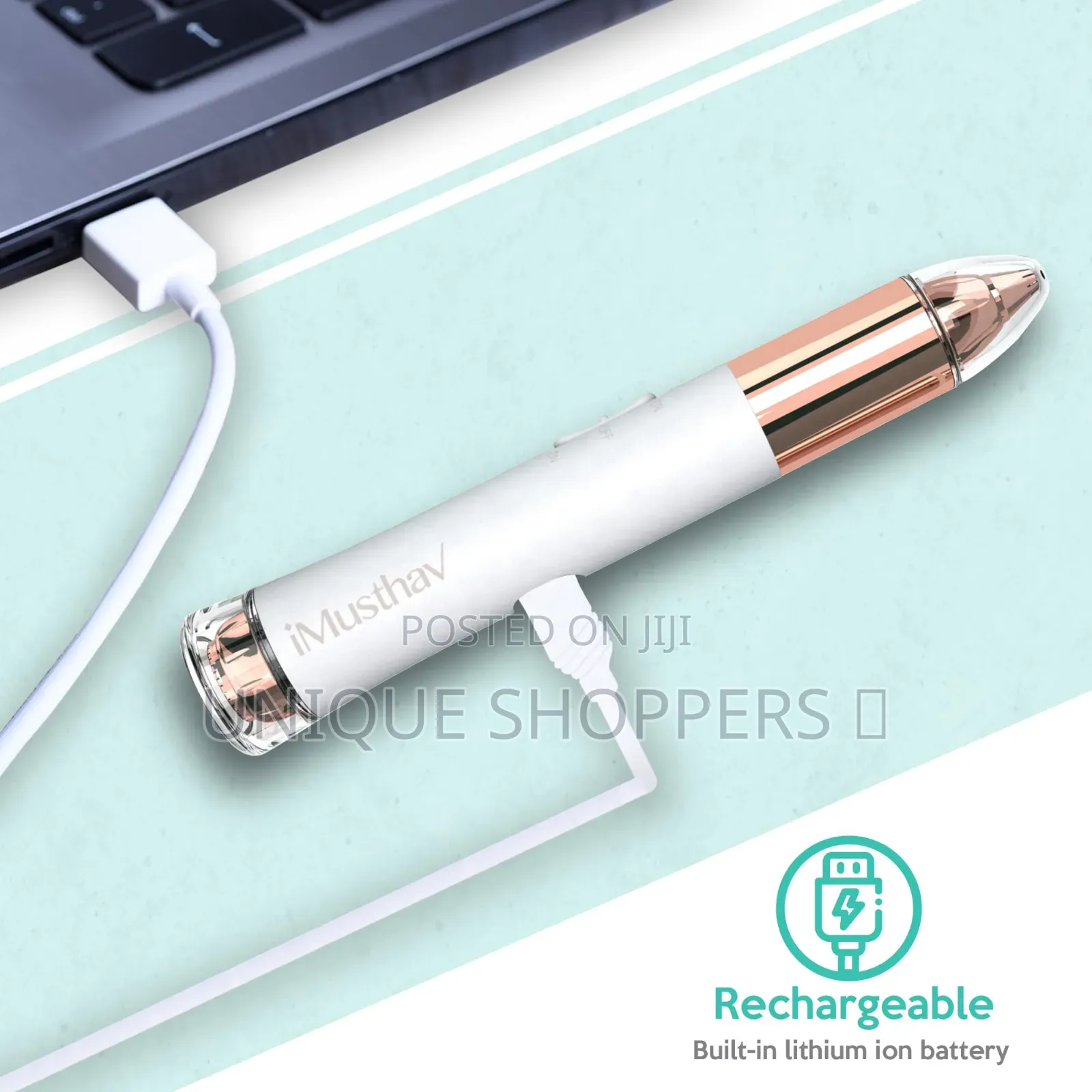Rechargeable Flawless Duo Shaver 2in1 Eye Brows Body Facial Hair