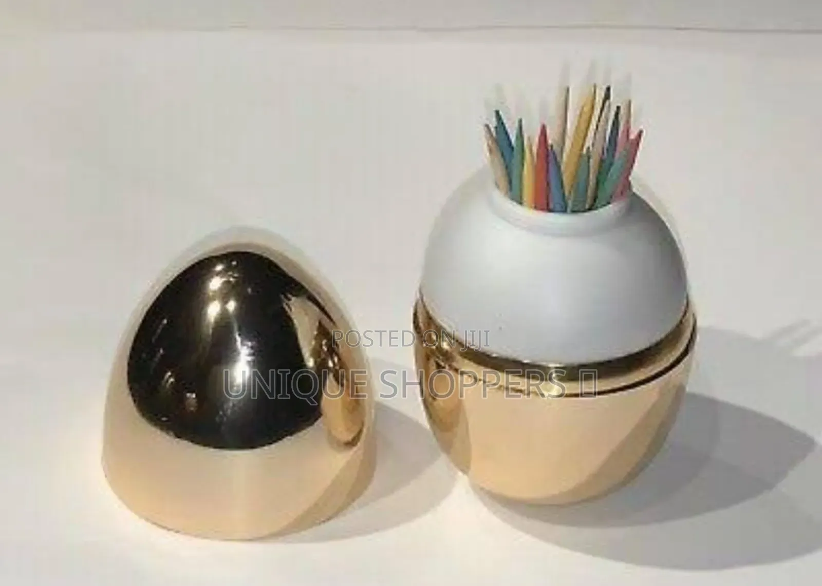 *European Style Egg Shaped Toothpick Holder