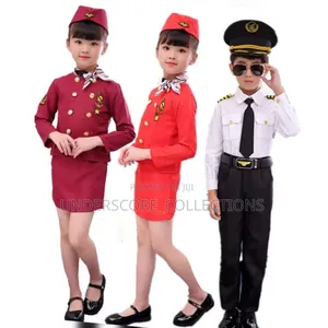 Air Hostess Kids Costumes