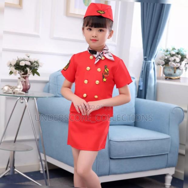 Air Hostess Kids Costumes - thumbnail 3