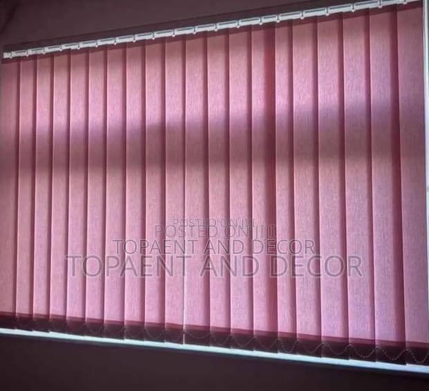 Sun Protection Vertical Office Blinds With Uv Resistant - main view