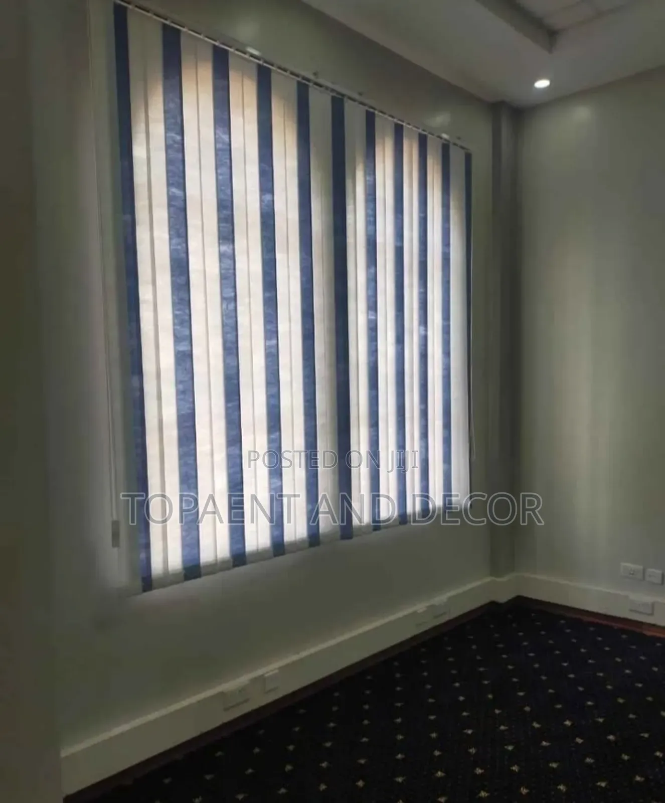 Office and Home Vertical Window Blinds Installation