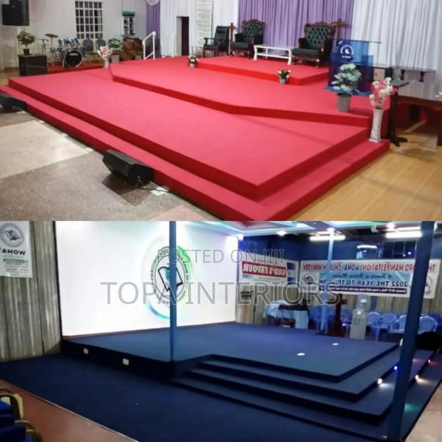 Red and Blue Altar Carpets Supply and Installation Services