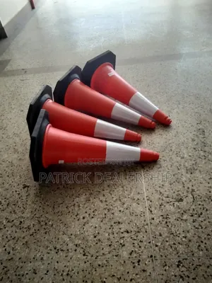 75cm Reflective Rubber Cones