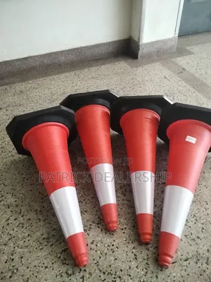 75cm Reflective Rubber Cones