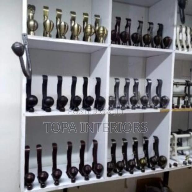 Strong And Durable Powder Coated Curtain Rods Brackets