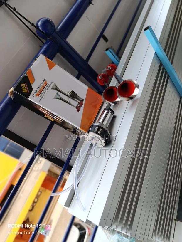 Heavy Duty 12v 2 Pipe Trumpet Motor Horn ,Clear Powerful - main view