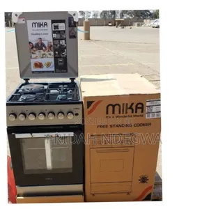 Mika 50*60 Standing Cooker, 3 Gas Pool With Jet Burners + 1 Hot Plate