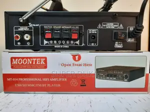 Amplifier.Moontek Mt-014.Bluetooth.Fm.Usb.Microphone.Aux.Mem