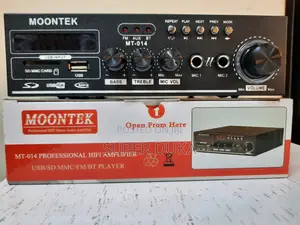 Amplifier.Moontek Mt-014.Bluetooth.Fm.Usb.Microphone.Aux.Mem