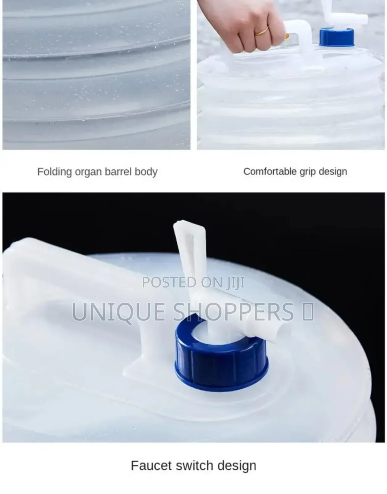 Outdoor Folding Collapsible Portable Water Container