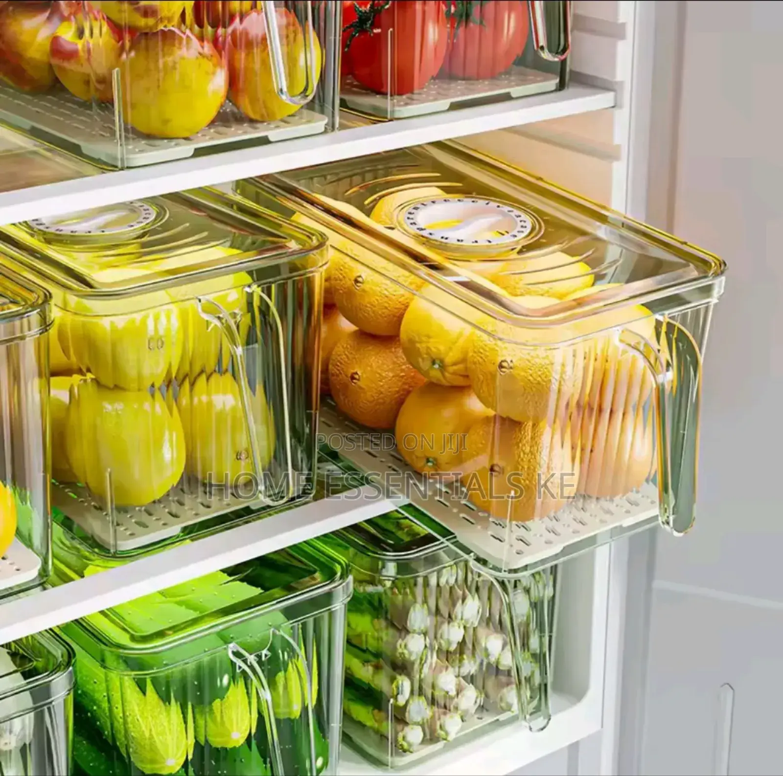 5l Elegant Acrylic Fridge Container