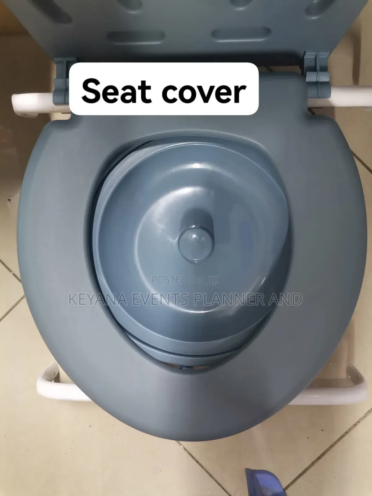 Commode Chair, Toilet Seat for Elderly, Plastic Toilet Seat