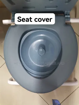 Commode Chair, Toilet Seat for Elderly, Plastic Toilet Seat