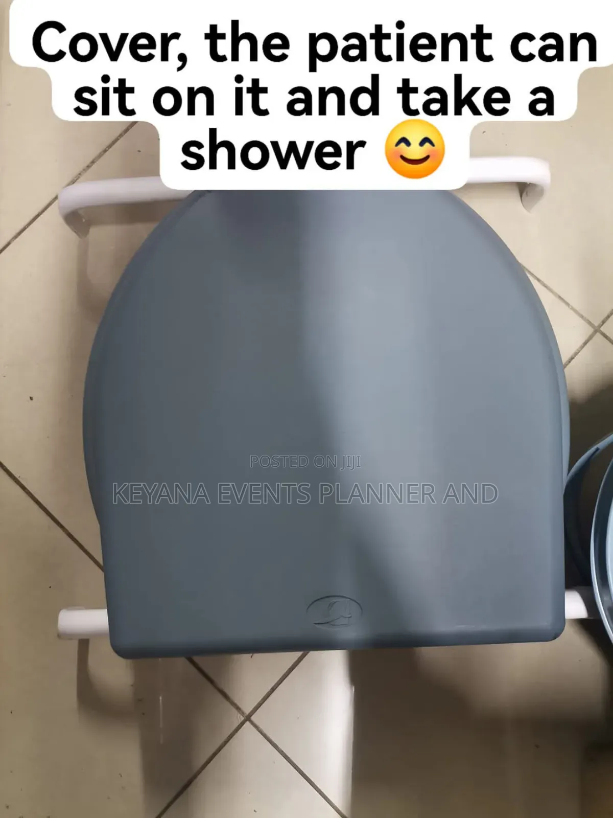 Commode Chair, Toilet Seat for Elderly, Plastic Toilet Seat