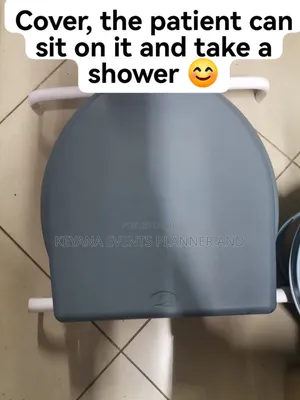Commode Chair, Toilet Seat for Elderly, Plastic Toilet Seat