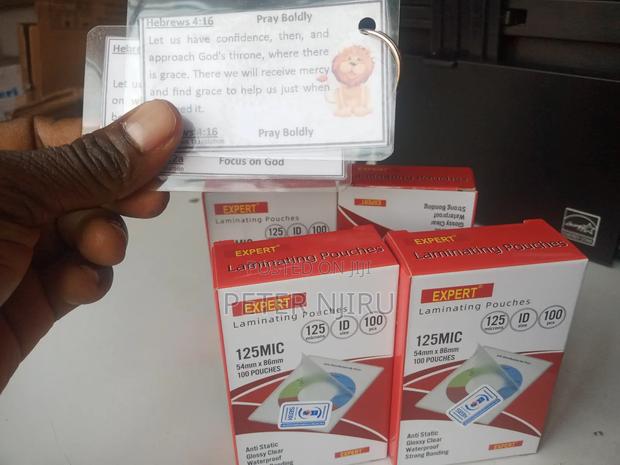 Expert Laminating Pouch 125 Micron Id Size - main view