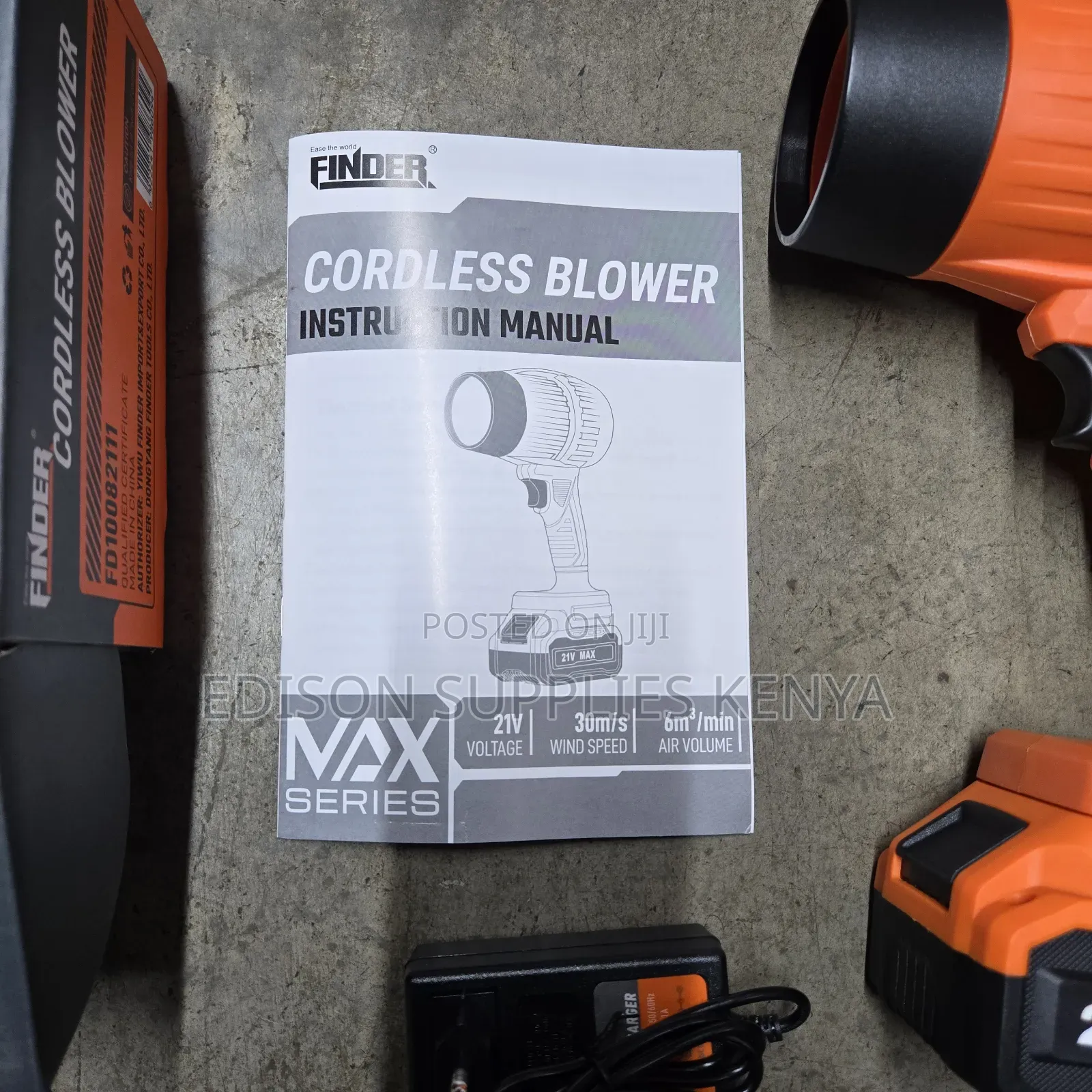 Cordless Blower Finder Hair Dryer Rechargeable Jet Fan Dust Air Blower