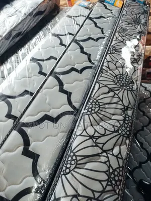 Printed Mattresses - 5by6 8inch Quilted Cover + Free Home Delivery.