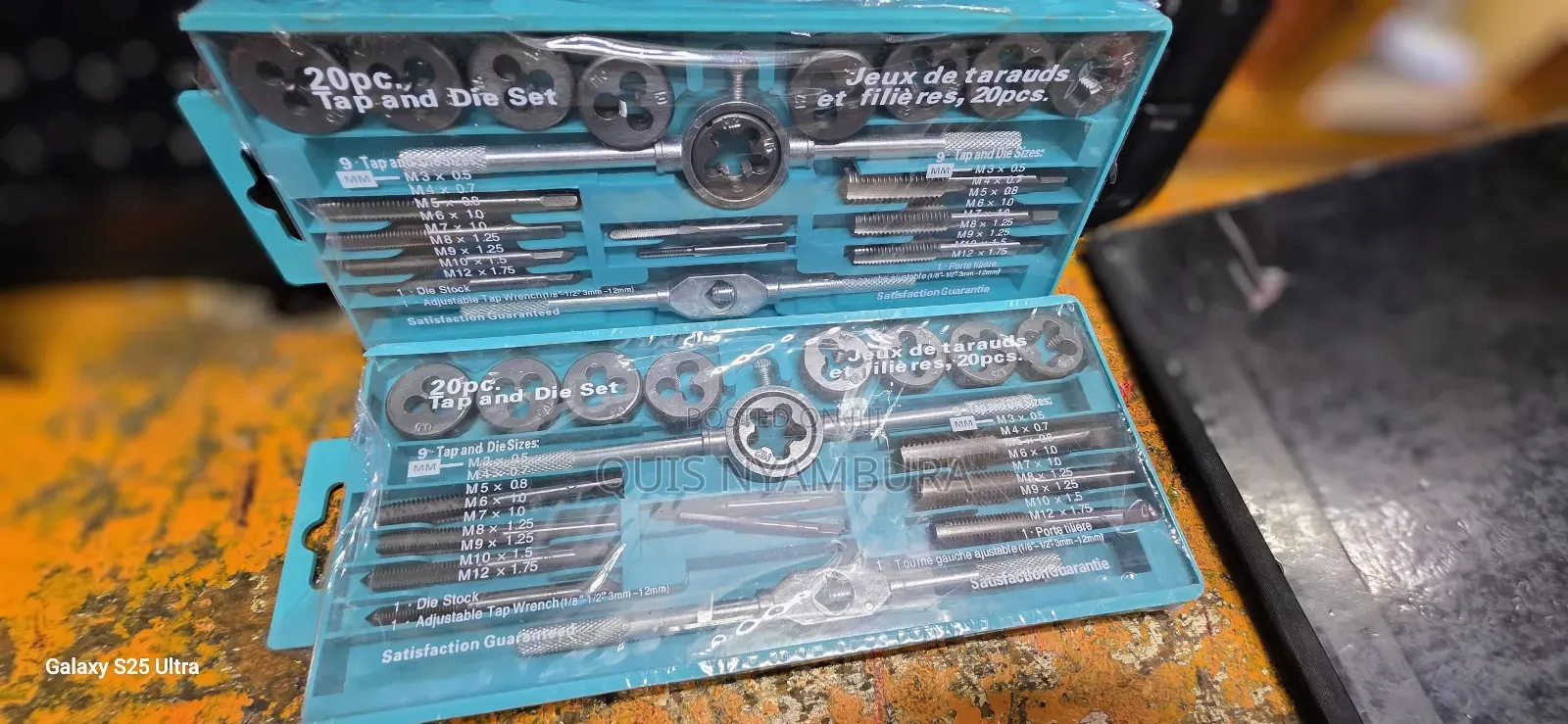 Tap and Die Set/ 20pcs Tap and Die