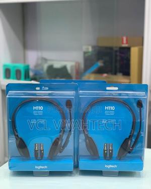 Logitech H110 Wired Stereo Headset With Dual 3.5mm Plugs - main view