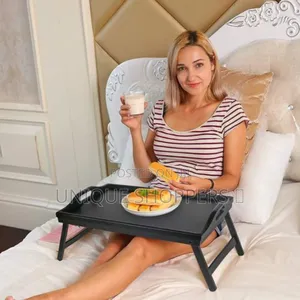 Breakfast in Bed Foldable Bamboo Tray