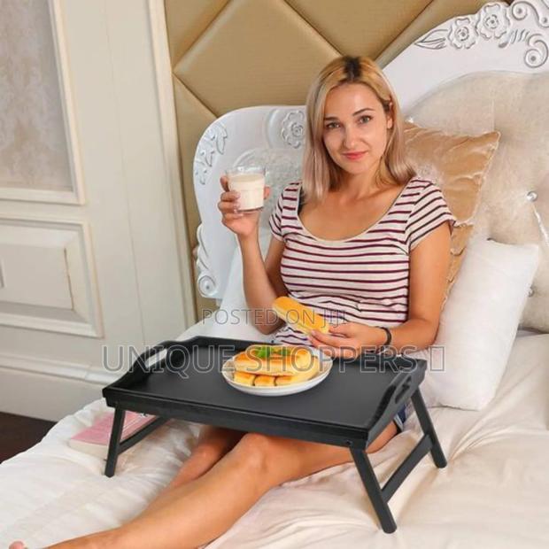Breakfast in Bed Foldable Bamboo Tray - thumbnail 2