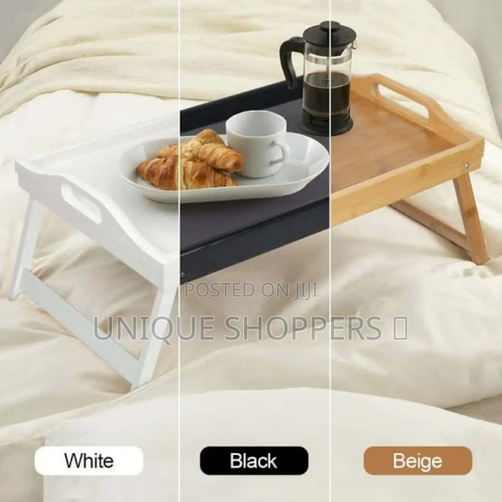 Breakfast in Bed Foldable Bamboo Tray