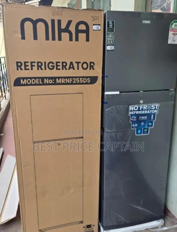 255litres No Frost Double Door Mika Refrigerator