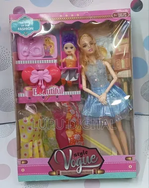 Set of Doll and Closet