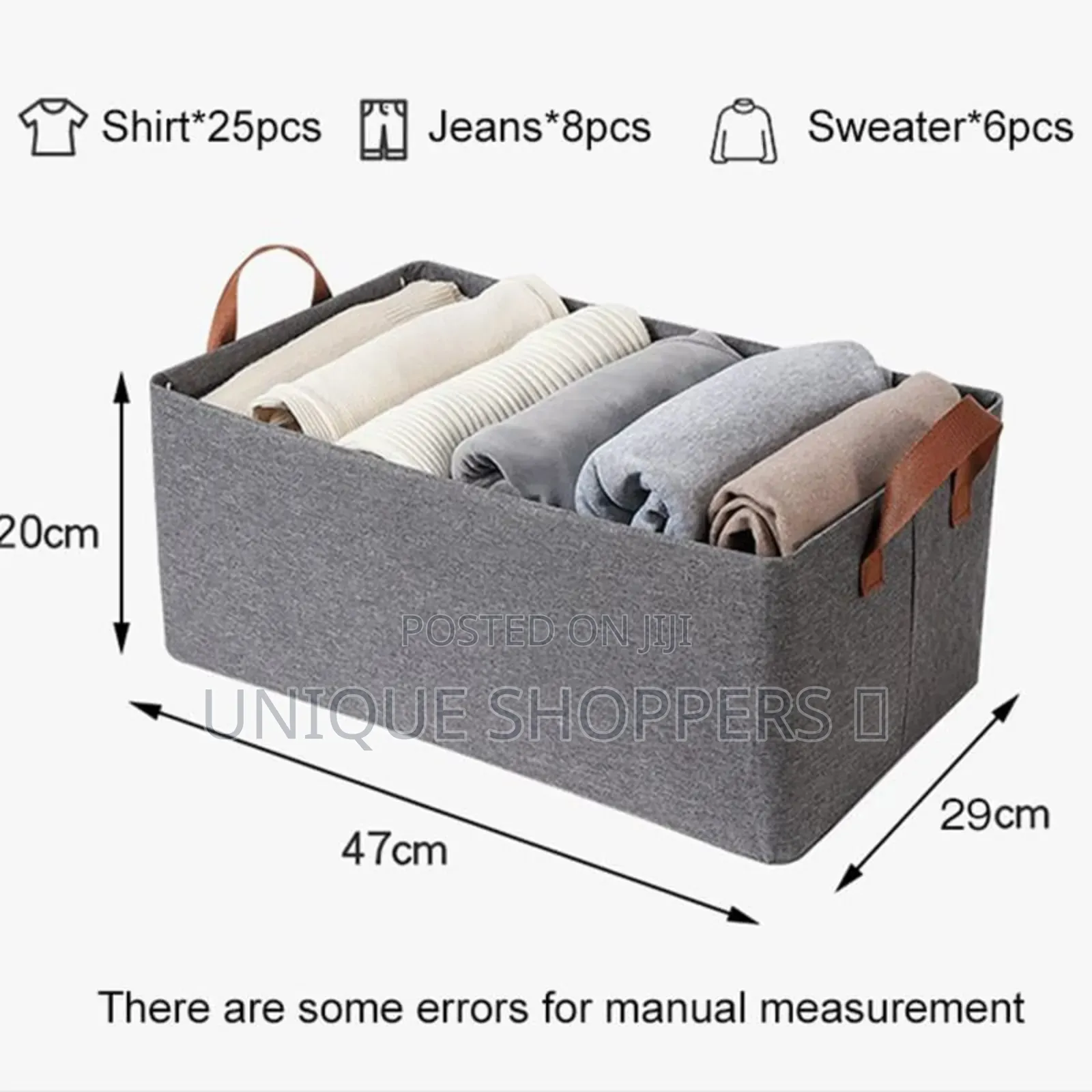 Foldable Clothes Storage Bag Laundry Bin