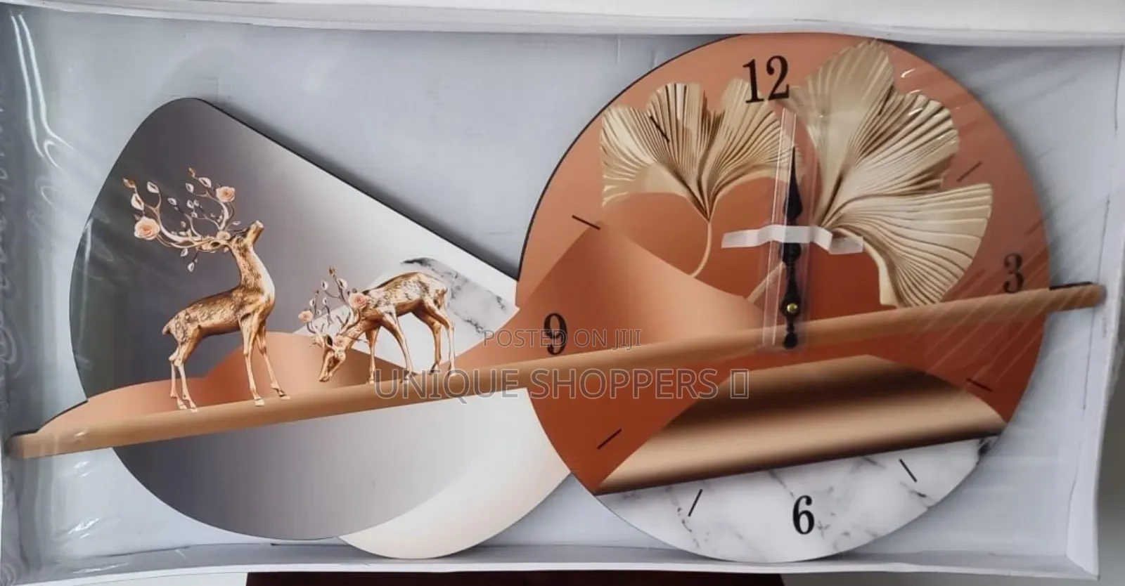 80x40cm Decor Wall Clock