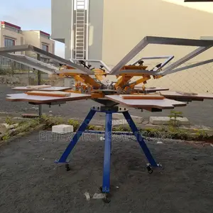 4 Color 4 Station Screen Printing Machine Brand New
