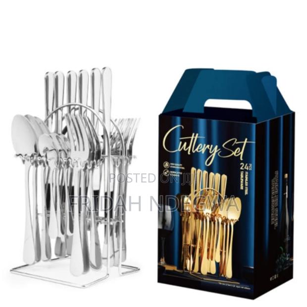 24pcs Stainless Cultlery Set