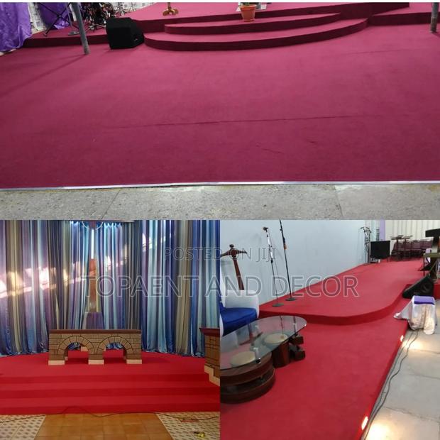 Red Church Altar Wall to Wall Floor Carpets Supply Only